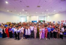 Inauguraron Carlos Peña Ortiz y Alejandra Yelitza Garza la Feria de la Maternidad 2026