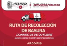 Recorren camiones recolectores colonias de Reynosa