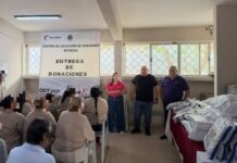 Reciben PPLs en el CEDES Reynosa donación de artículos para estancia digna