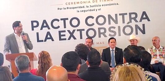 Se suma Reynosa a la estrategia estatal firma Alcalde Carlos Peña Ortiz el “Pacto Contra la Extorsión”