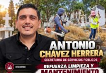 Antonio Chávez refuerza limpieza y mantenimiento de panteones municipales en Reynosa