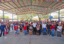 Lleva Alcalde de Reynosa beneficios de los programas de bienestar social a las colonias