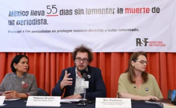 Reporteros Sin Fronteras alerta por falta de avances en protección a periodistas con Sheinbaum