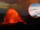 Erupciones de 220 metros y lava tocando el mar: así fue el impresionante espectáculo visual del volcán Kilauea