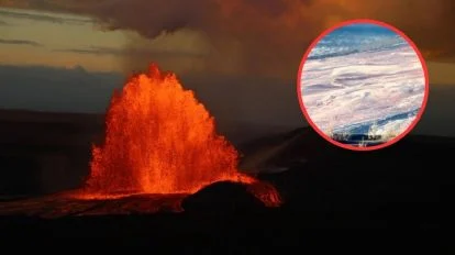 Erupciones de 220 metros y lava tocando el mar: así fue el impresionante espectáculo visual del volcán Kilauea